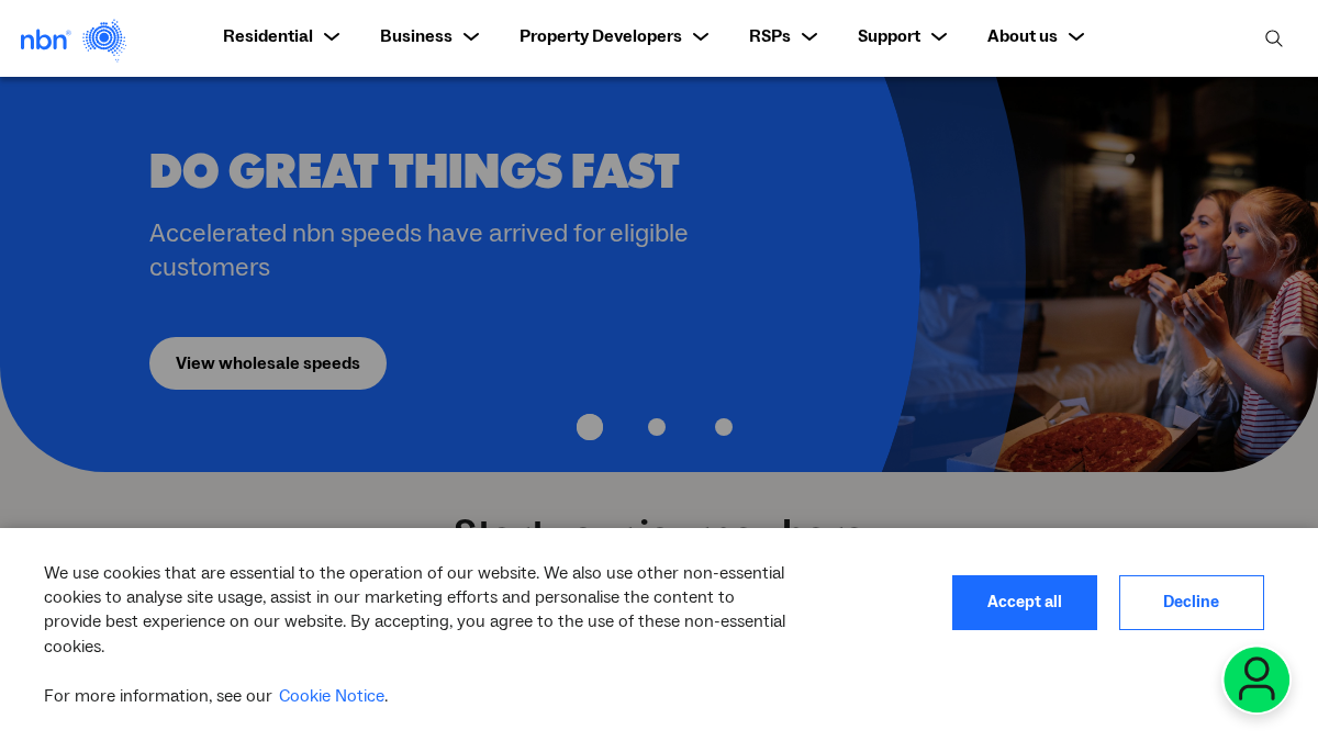 nbnco.com.au 官网首页截图