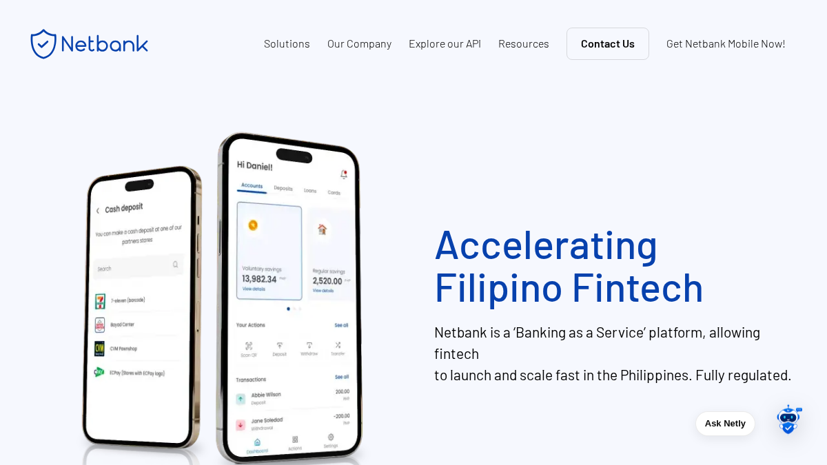 netbank.ph 官网首页截图