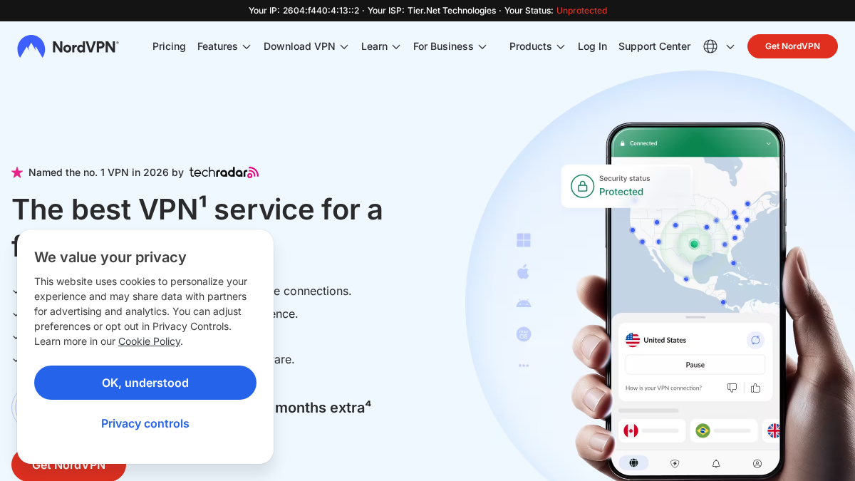 nord-apps.com 官网首页截图