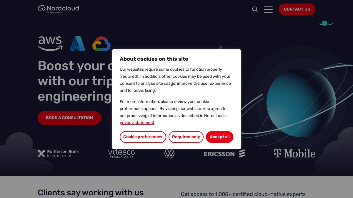 nordcloud.com 官网首页截图