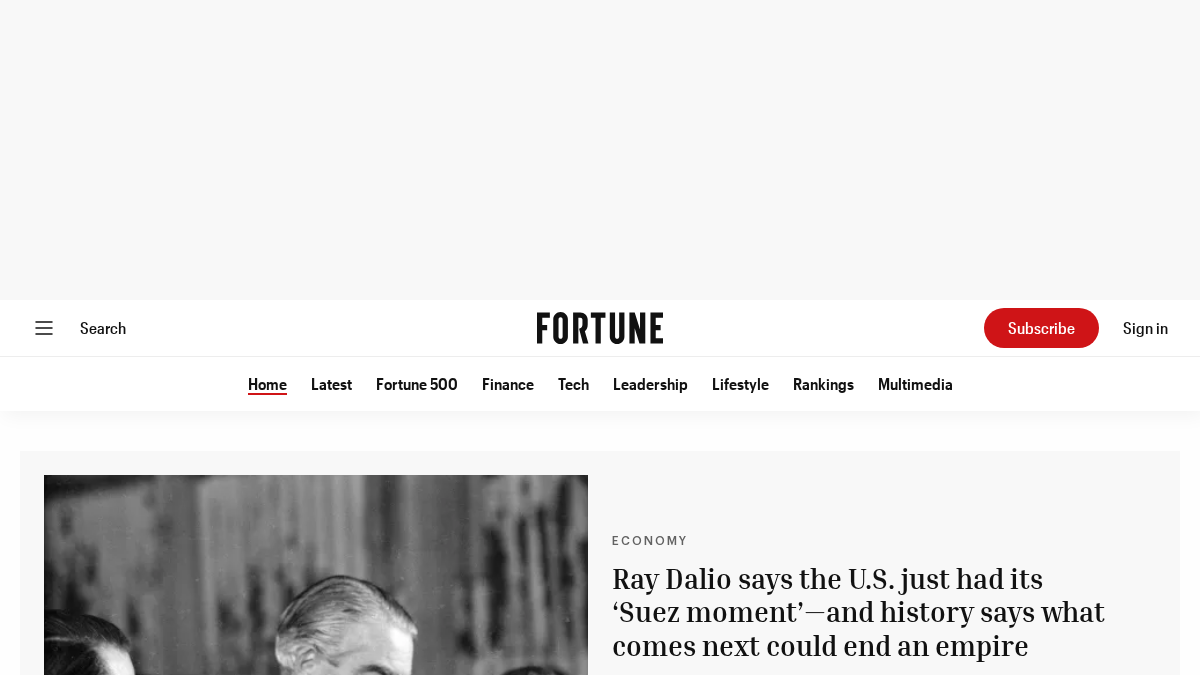 nowfortune.com 官网首页截图