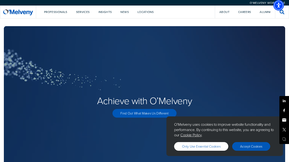 omm.com 官网首页截图