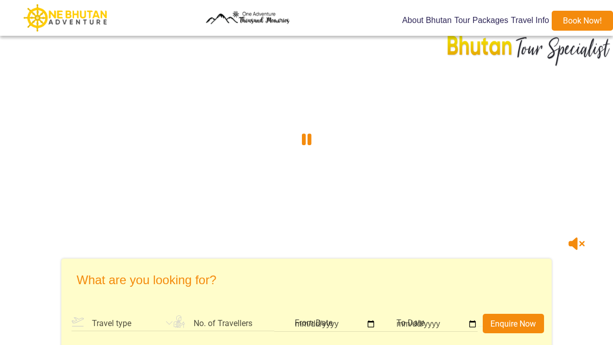 onebhutan.com 官网首页截图