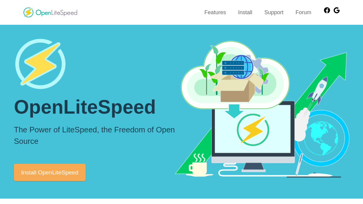 openlitespeed.org 官网首页截图