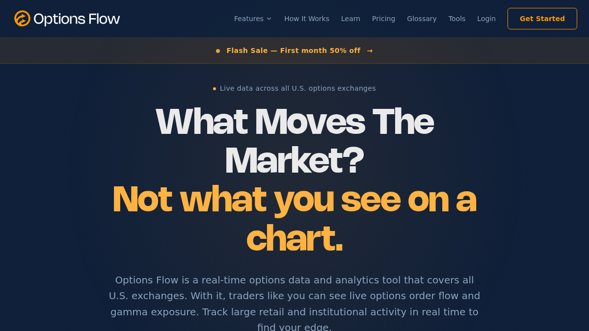 optionsflow.com 官网首页截图
