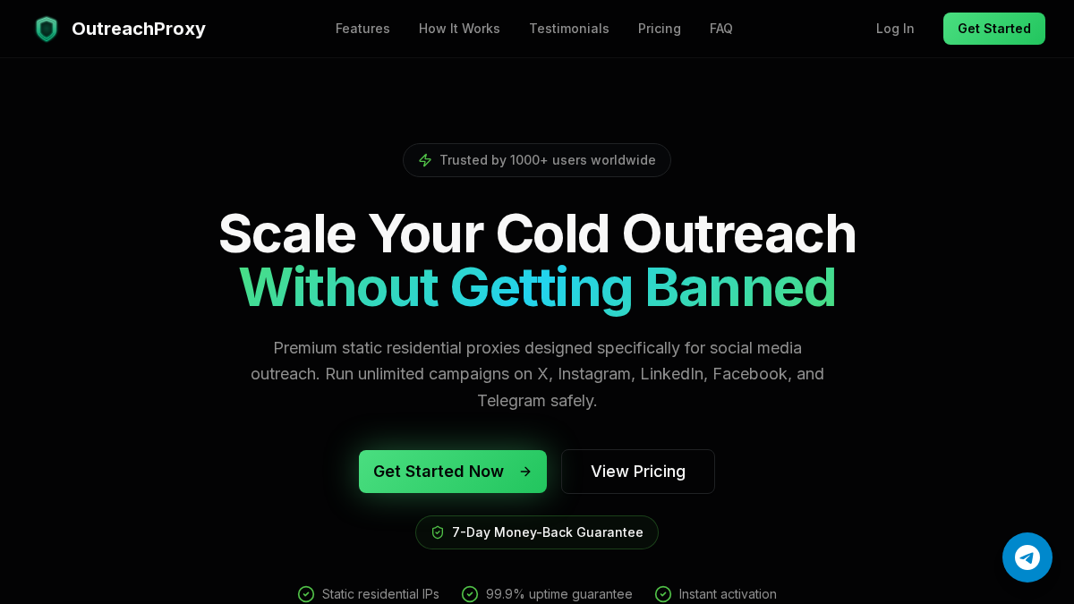 outreachproxy.com 官网首页截图