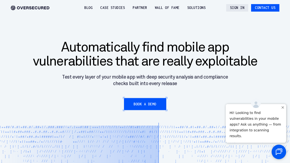 oversecured.com 官网首页截图