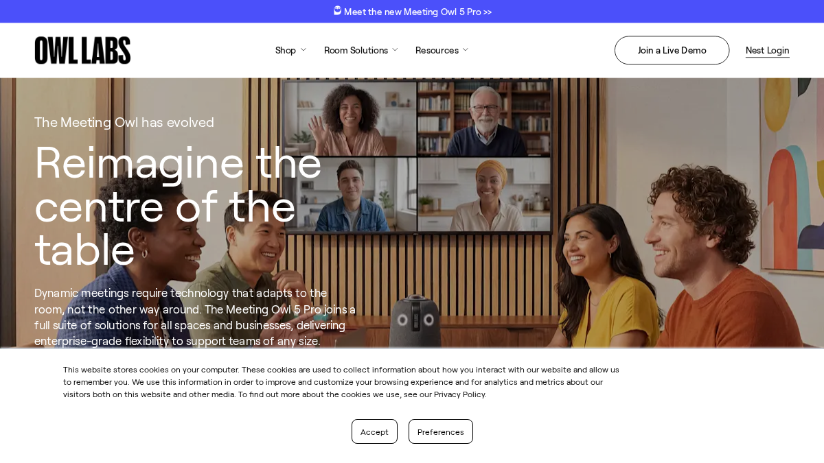 owllabs.eu 官网首页截图