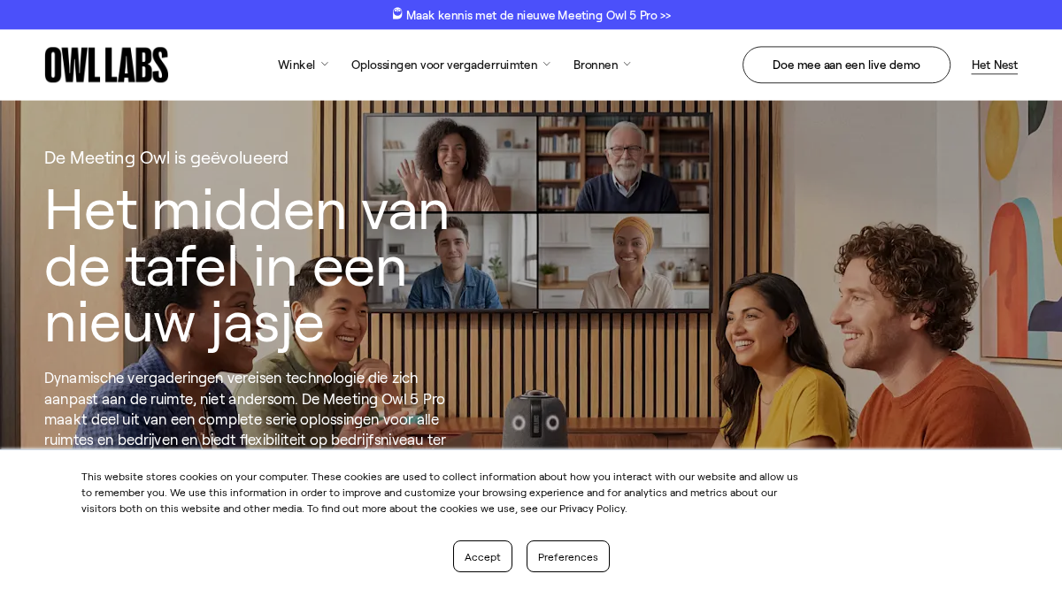 owllabs.nl 官网首页截图