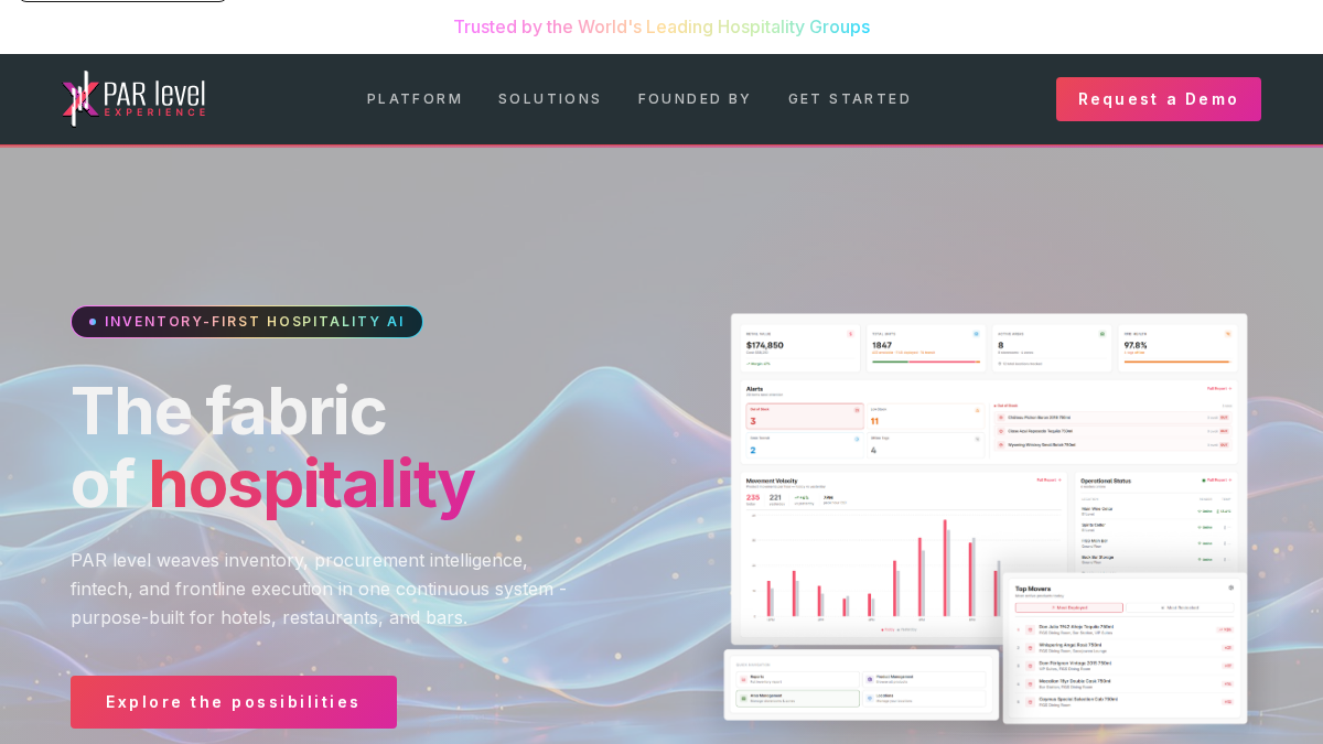 parlevel.com 官网首页截图