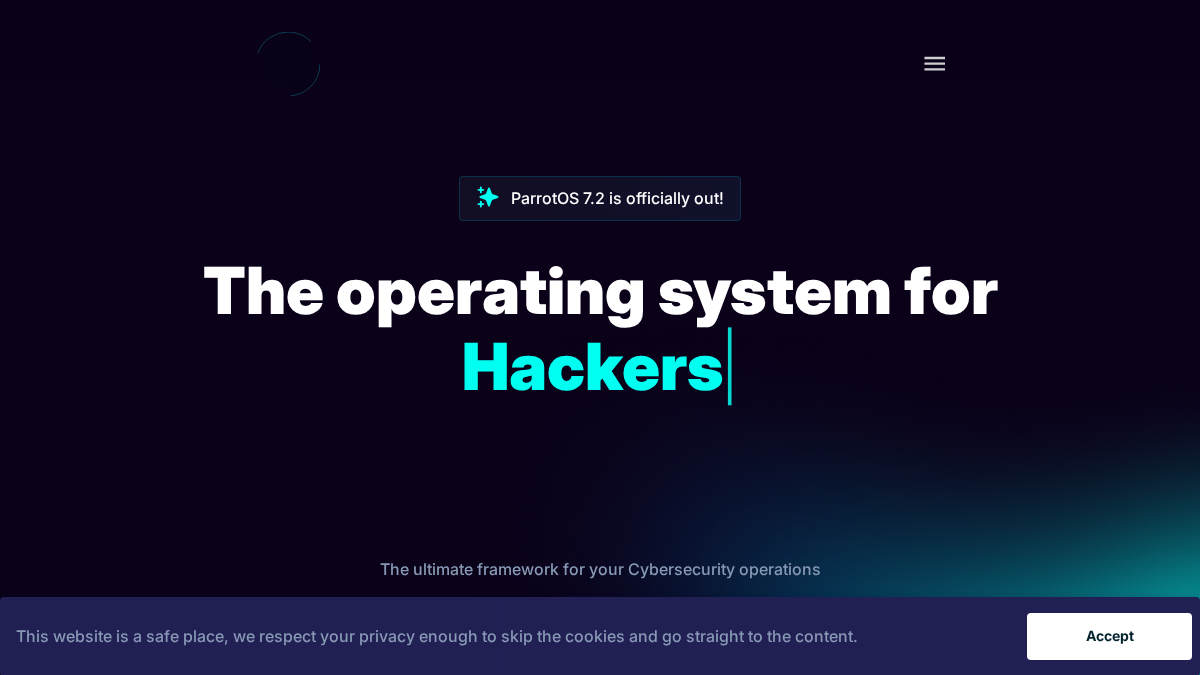parrotsec.org 官网首页截图