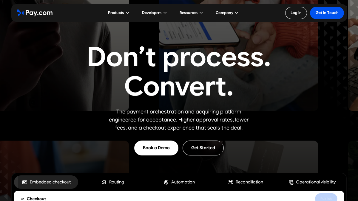 pay.com 官网首页截图