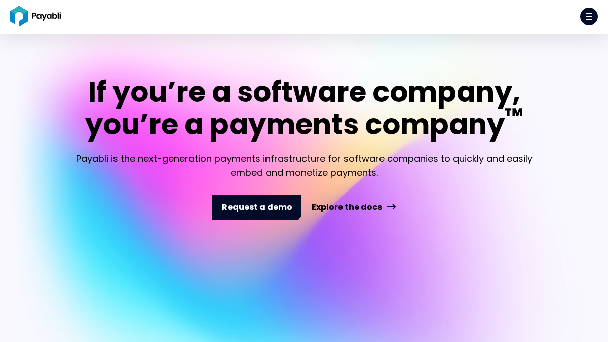payabli.com 官网首页截图