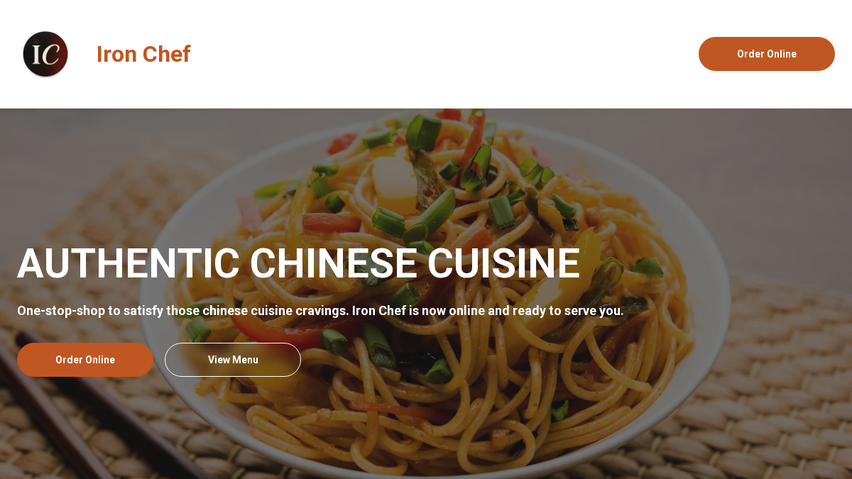 phoenixironchef.com 官网首页截图
