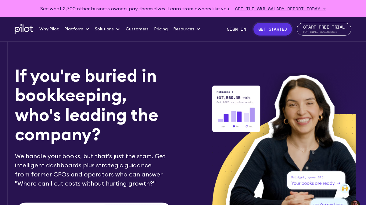 pilot.com 官网首页截图