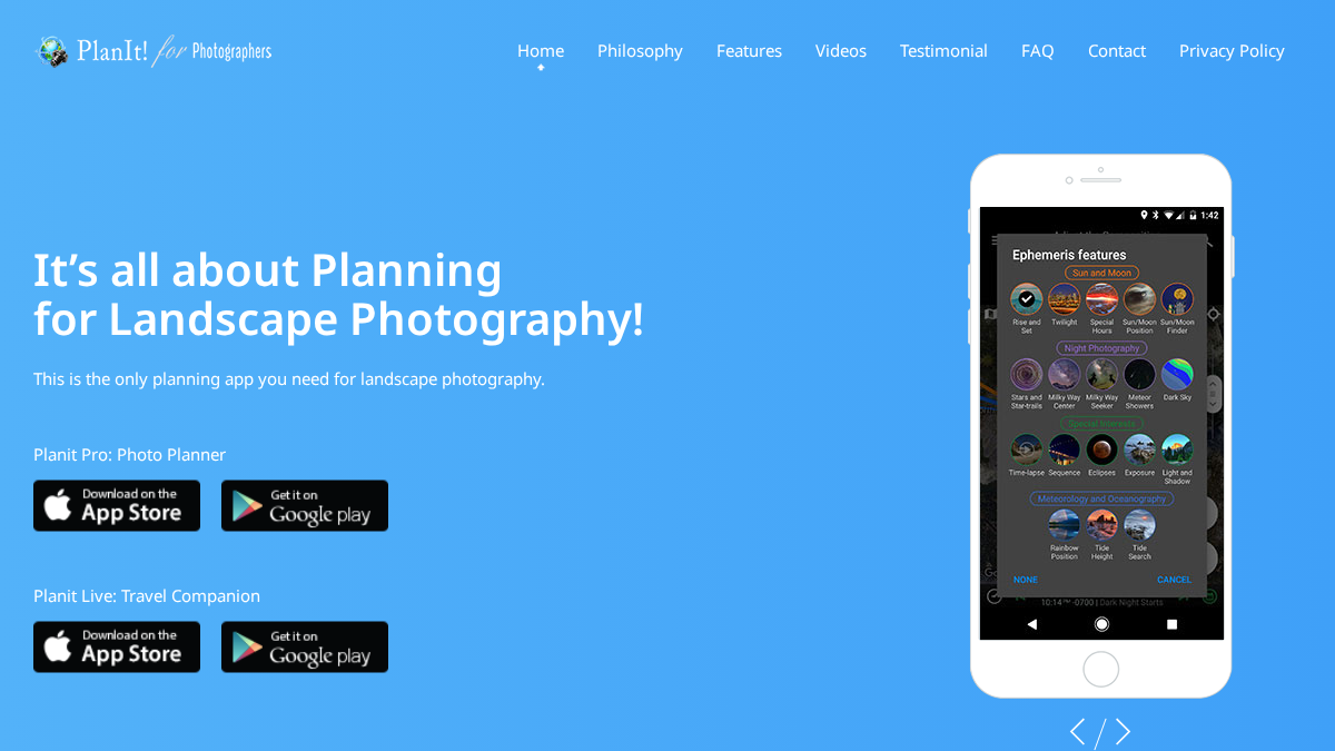 planitphoto.com 官网首页截图