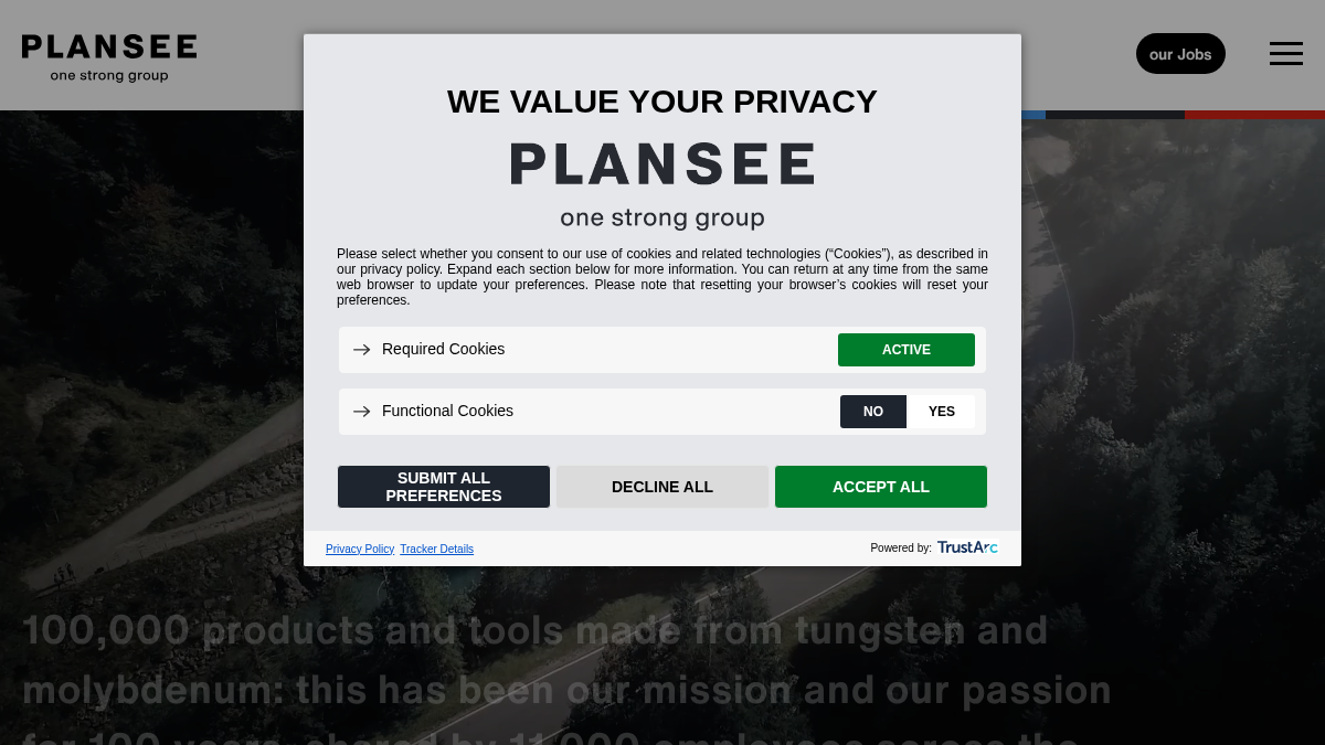planseegroup.eu 官网首页截图