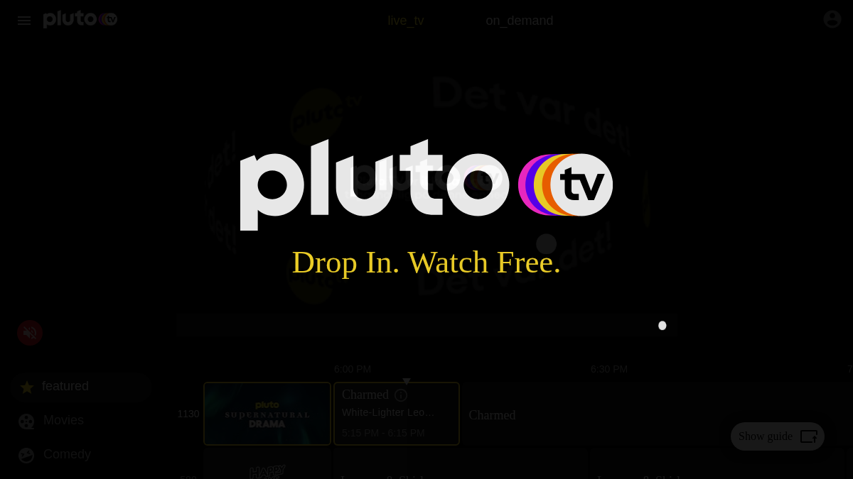 plutotv.cl 官网首页截图