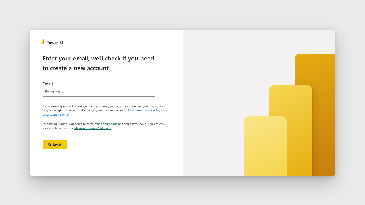 powerbi.com 官网首页截图