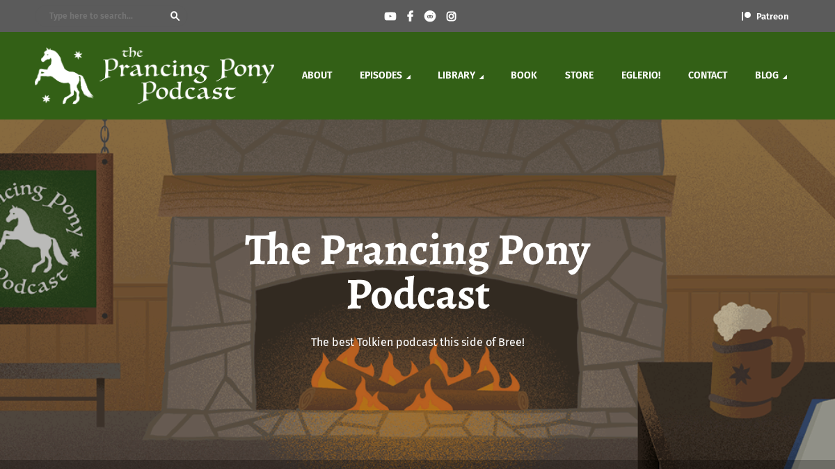 prancingponypod.com 官网首页截图