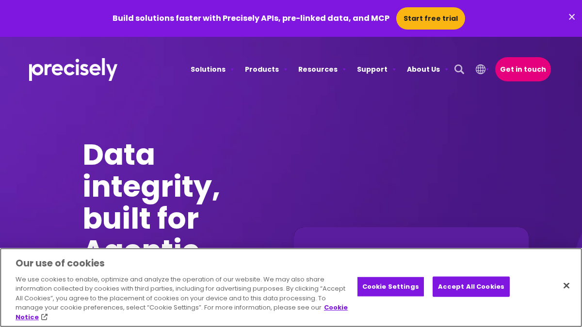 precisely.com 官网首页截图