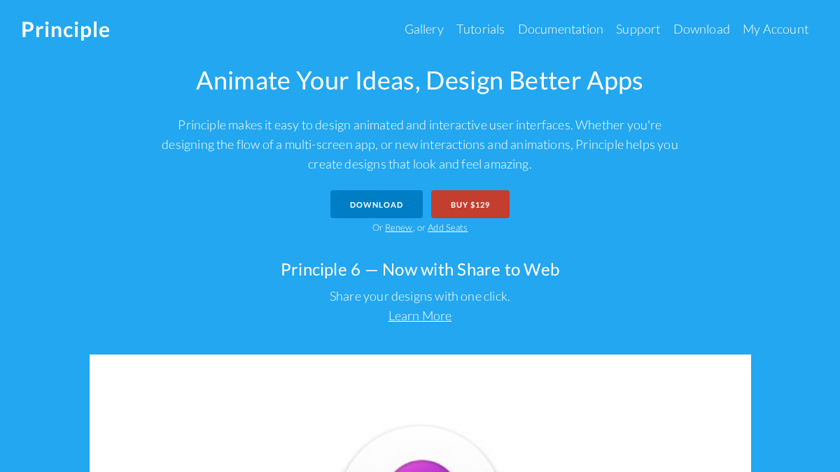 principle.app 官网首页截图