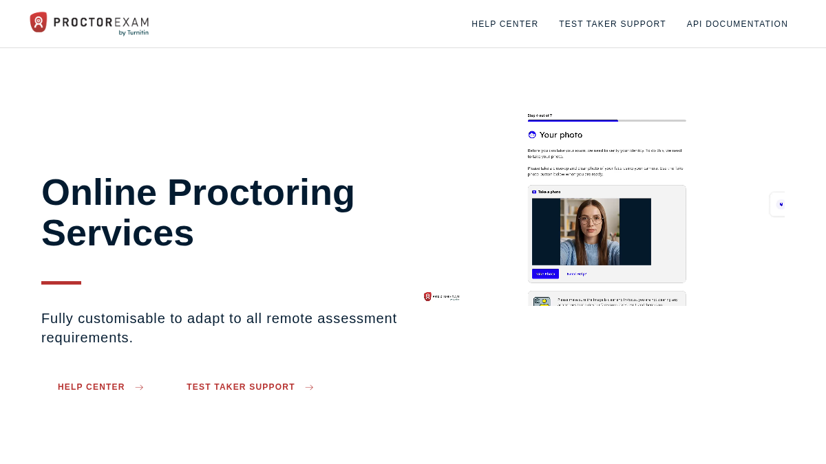 proctorexam.com 官网首页截图