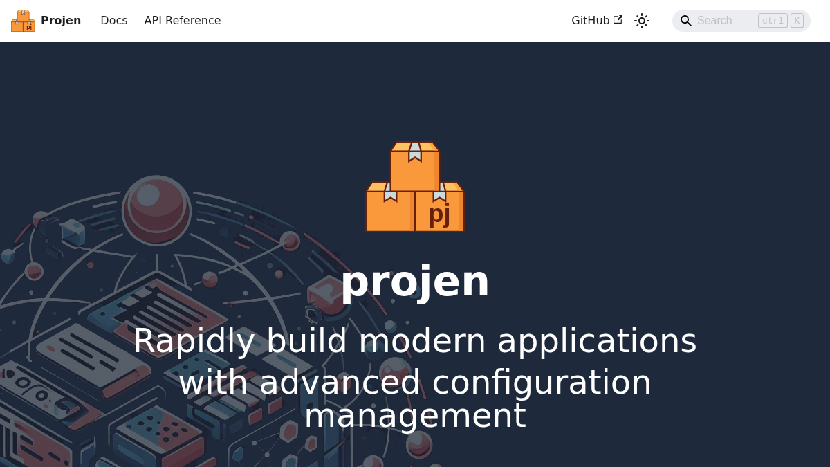 projen.io 官网首页截图