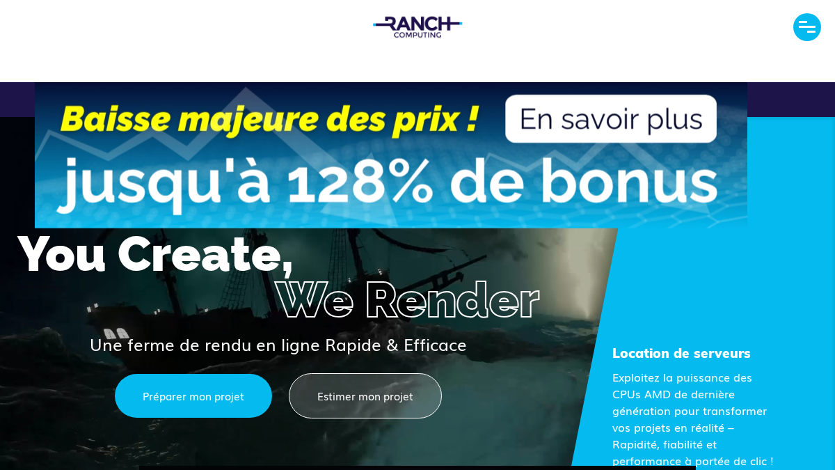 ranchcomputing.fr 官网首页截图