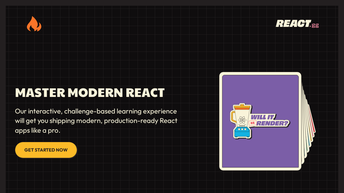 react.gg 官网首页截图