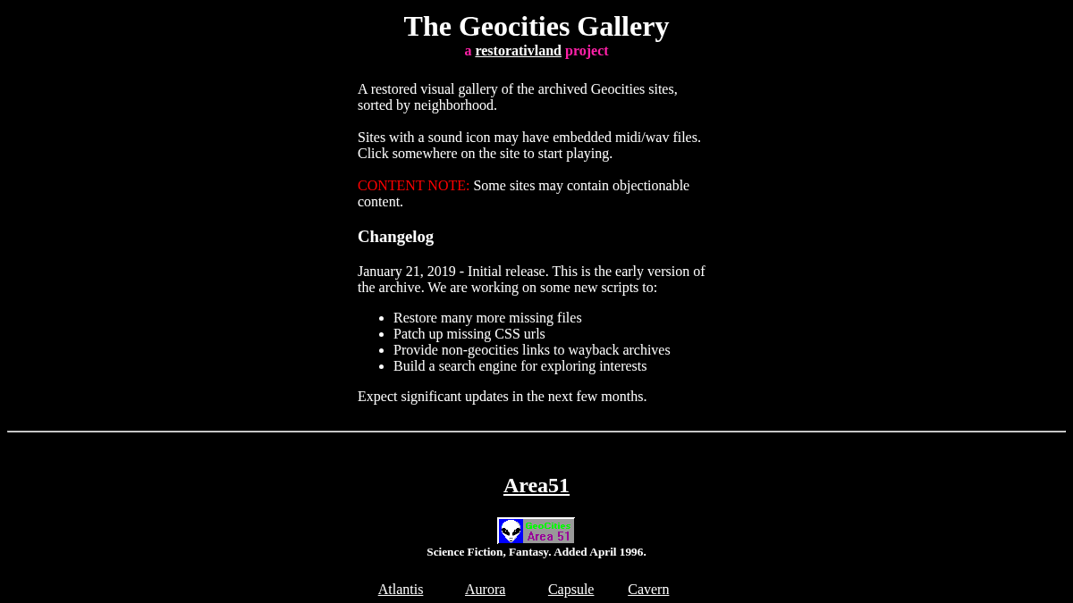 reocities.com 官网首页截图