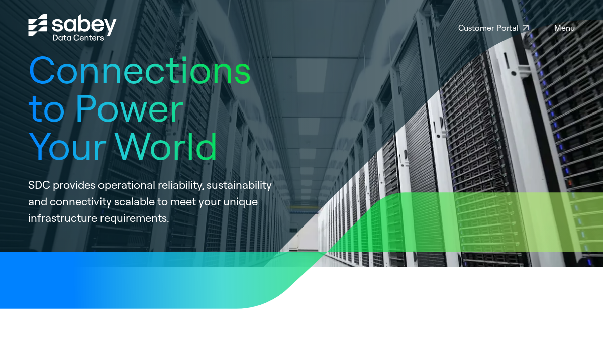 sabeydatacenters.com 官网首页截图