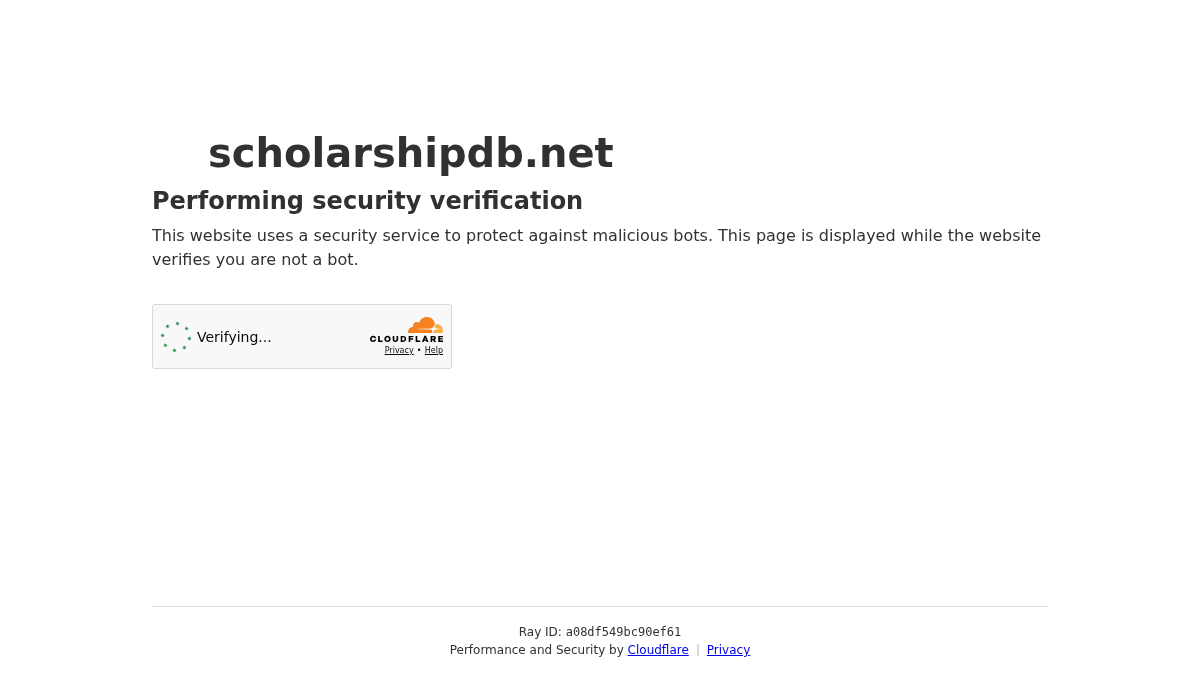 scholarshipdb.net 官网首页截图