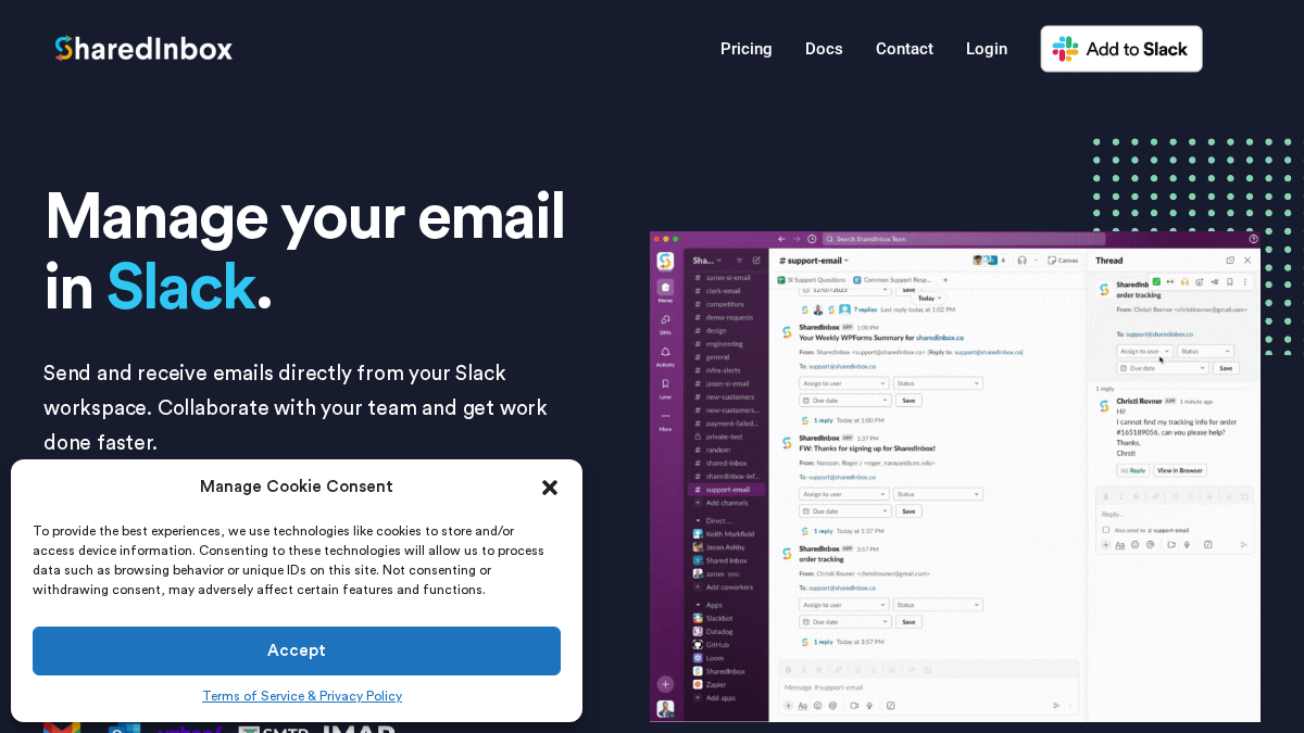 sharedinbox.co 官网首页截图