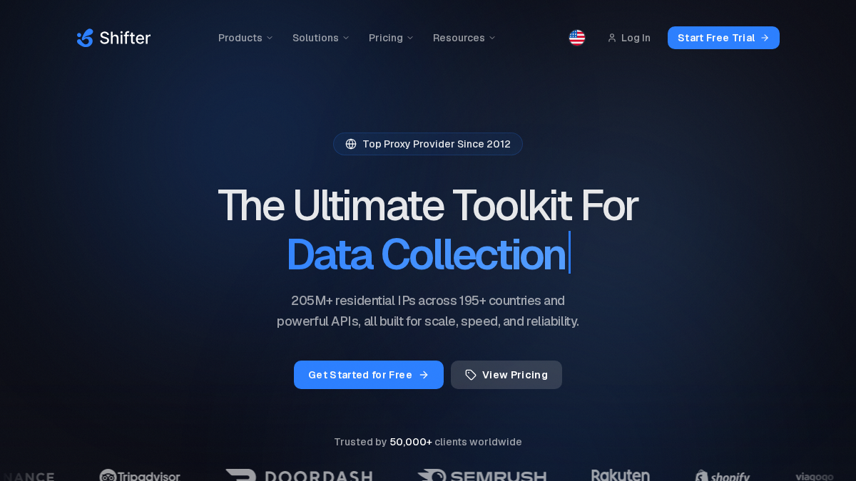 shifter.io 官网首页截图