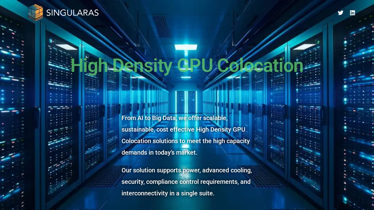 singularas.com 官网首页截图