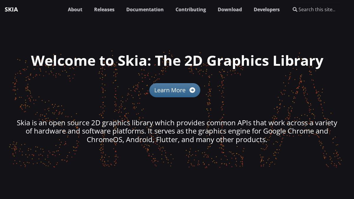 skia.org 官网首页截图