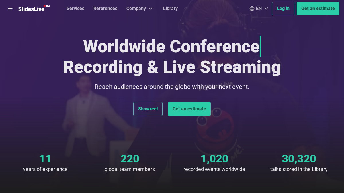 slideslive.com 官网首页截图