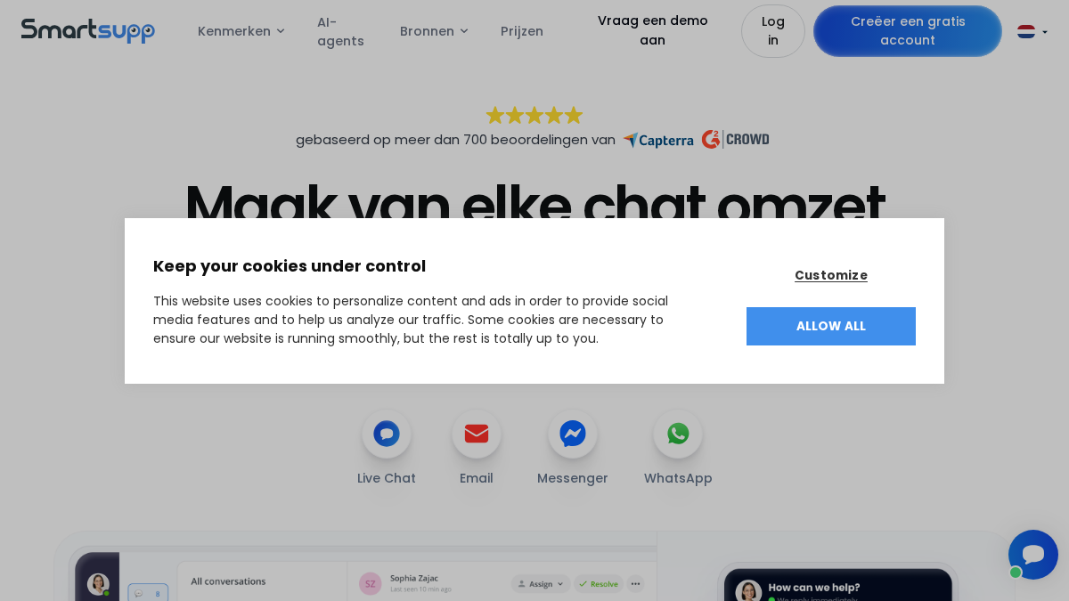 smartsupp.nl 官网首页截图
