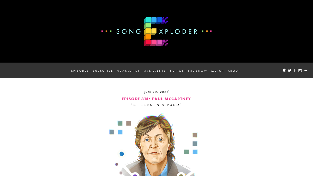songexploder.net 官网首页截图