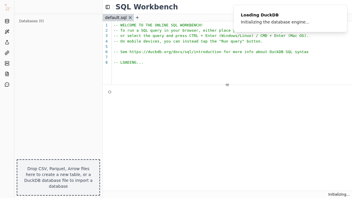 sql-workbench.com 官网首页截图