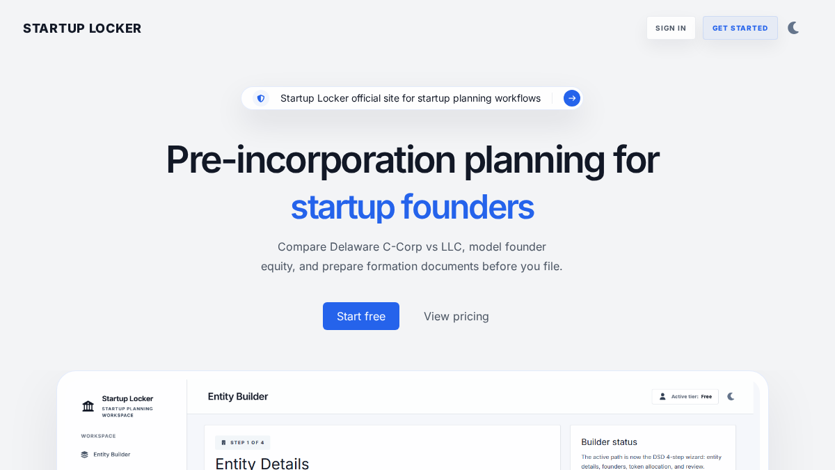 startuplocker.com 官网首页截图