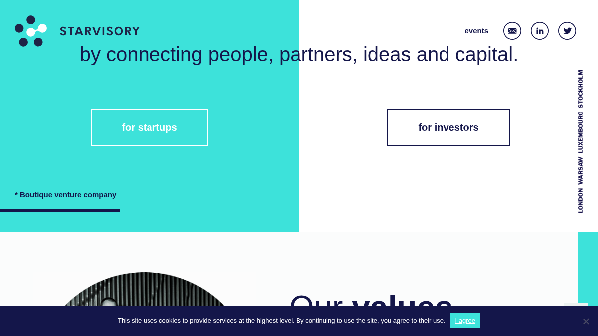 starvisory.com 官网首页截图