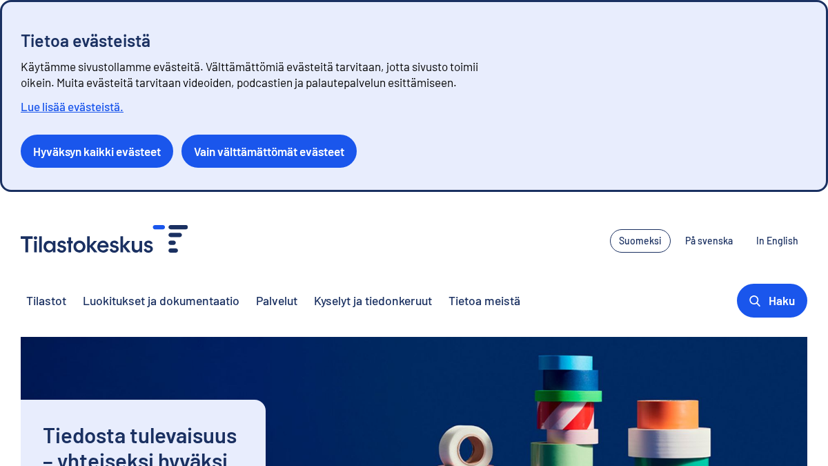 stat.fi 官网首页截图