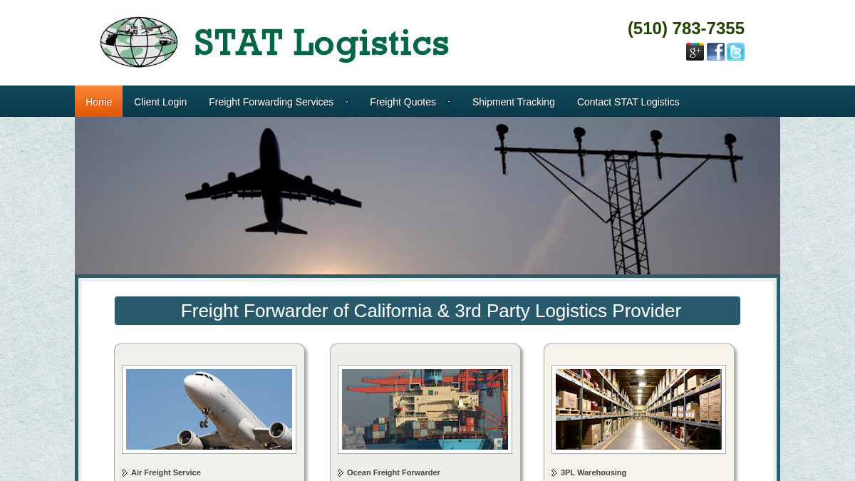 statlogistics.com 官网首页截图
