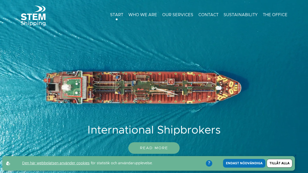 stemshipping.se 官网首页截图