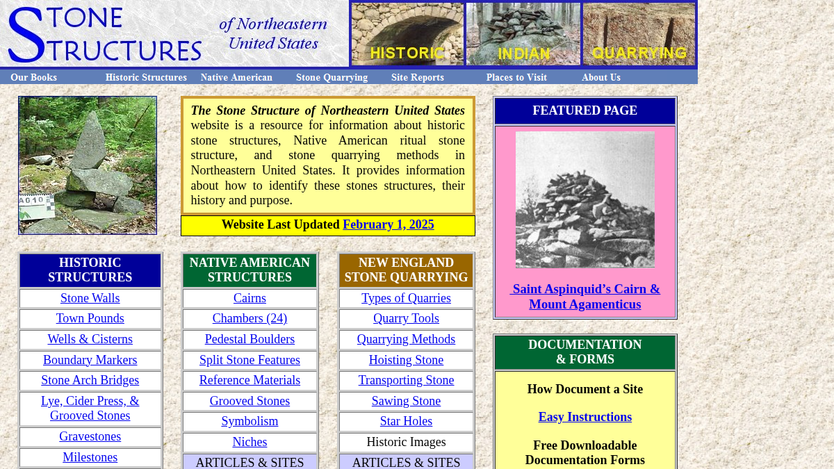 stonestructures.org 官网首页截图