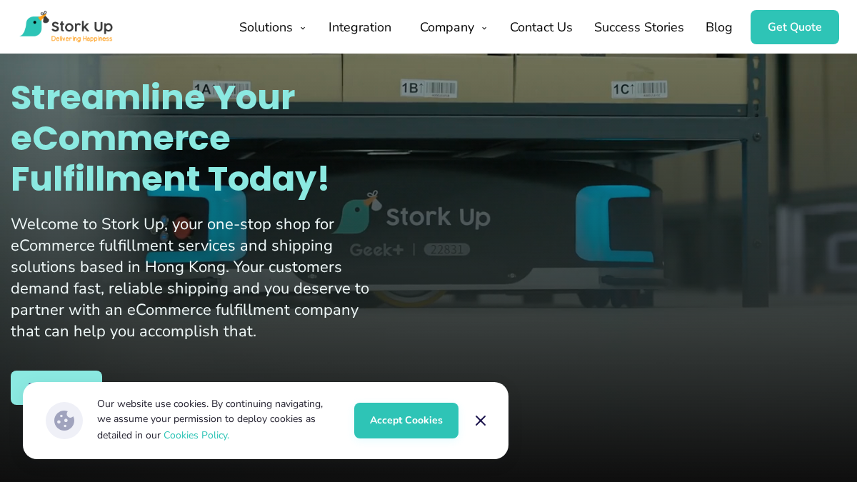 stork-up.com 官网首页截图