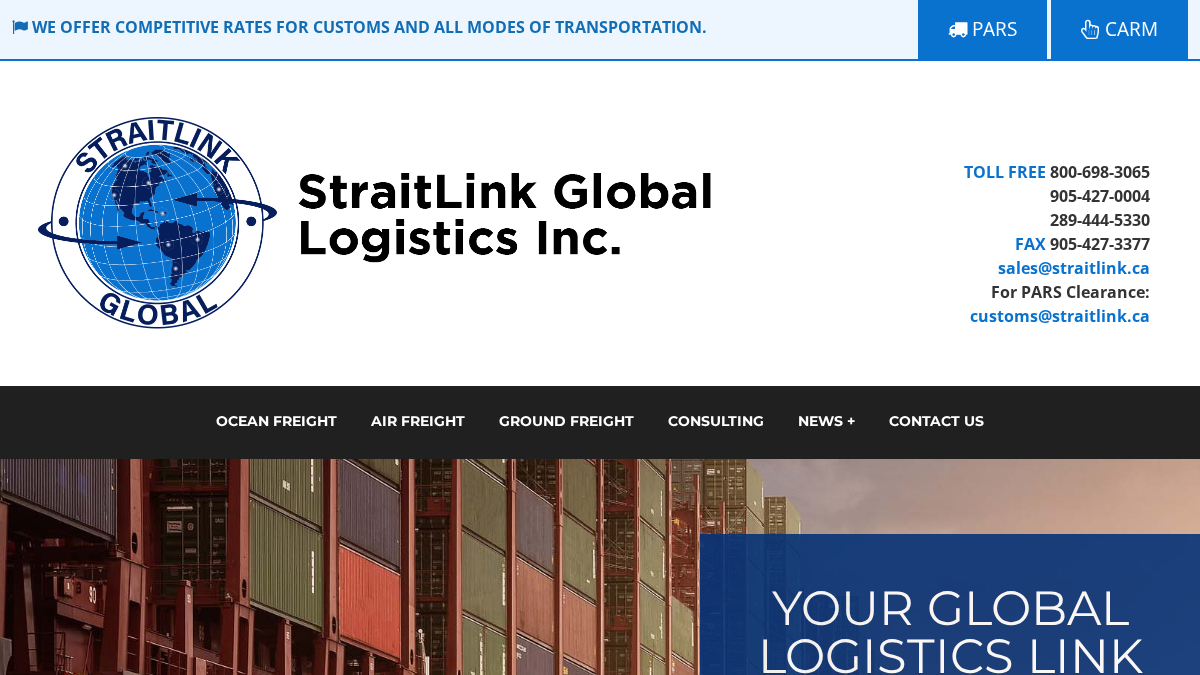 straitlink.ca 官网首页截图