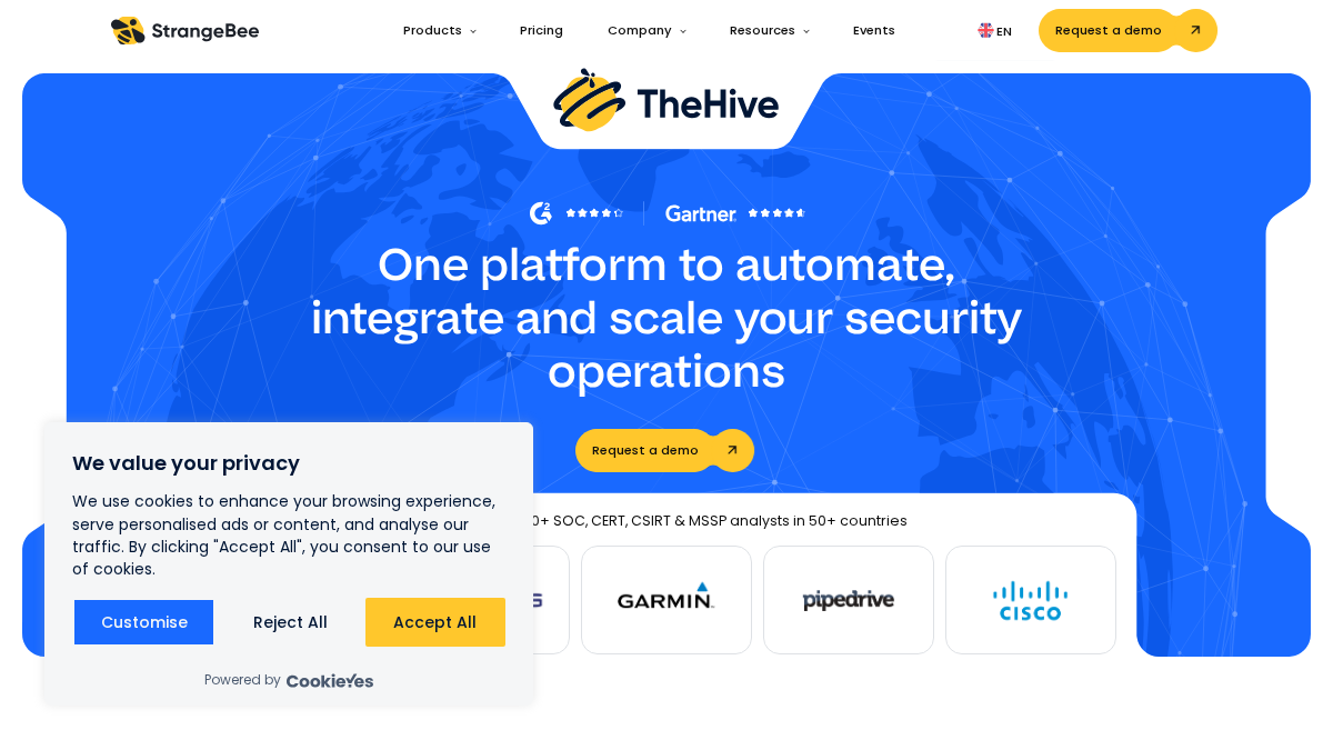 strangebee.com 官网首页截图